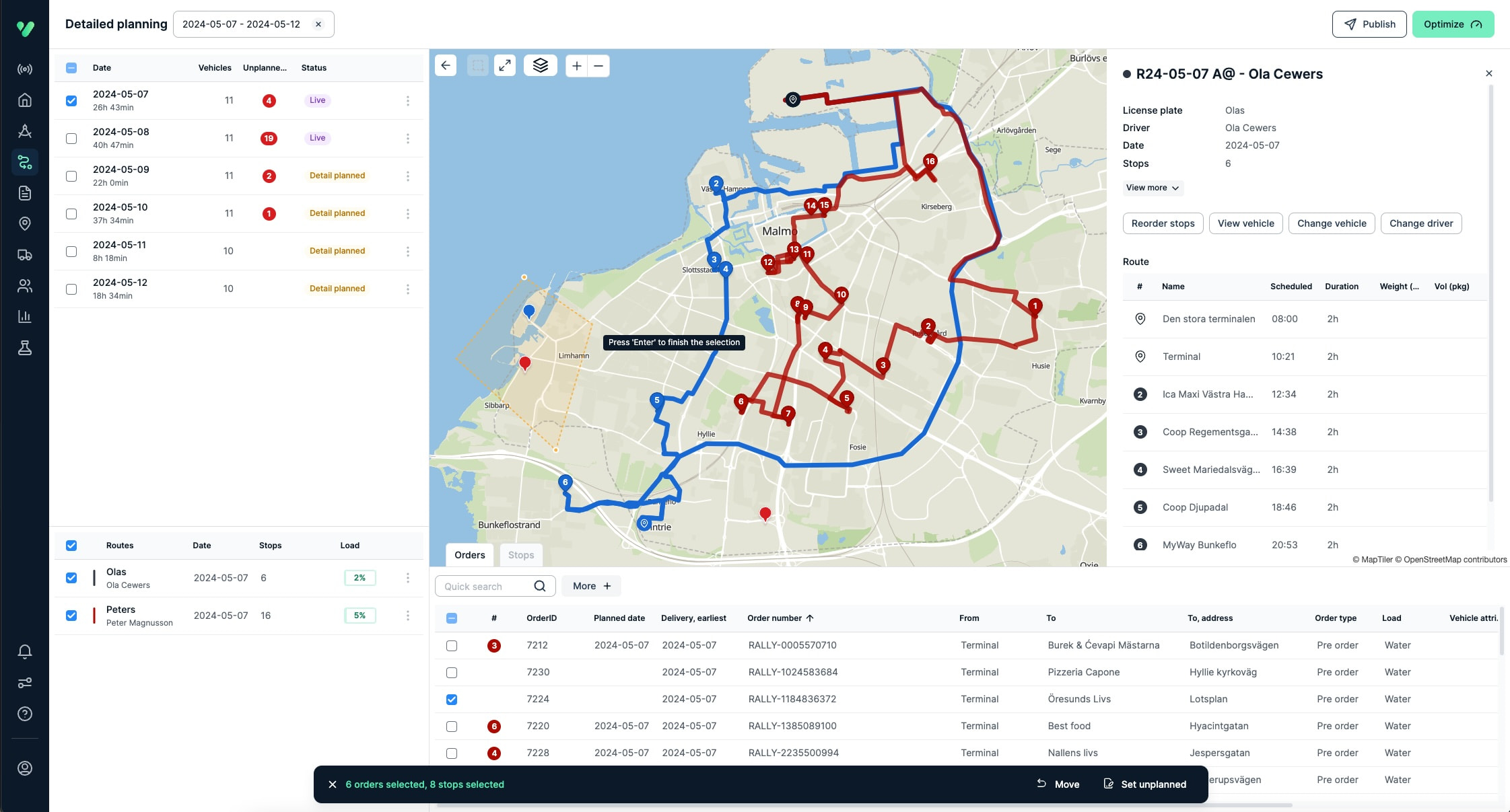 Vopty planner