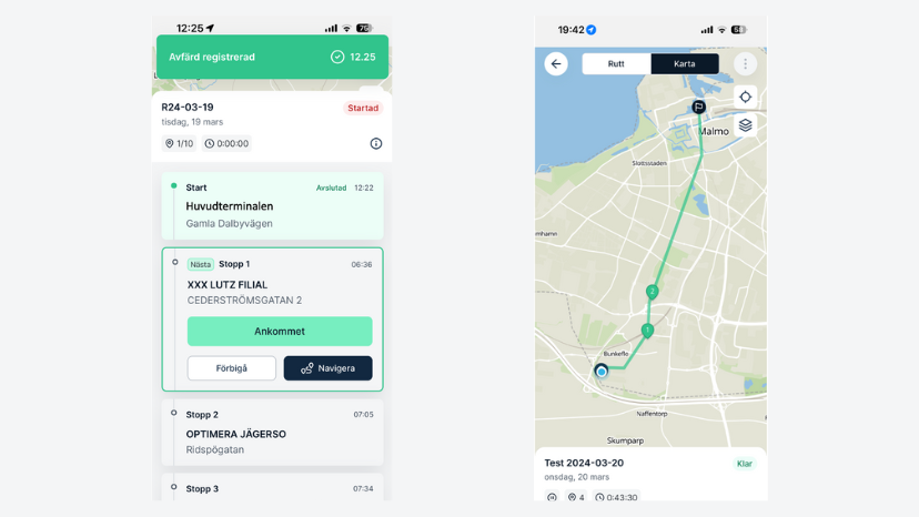 Driver app
